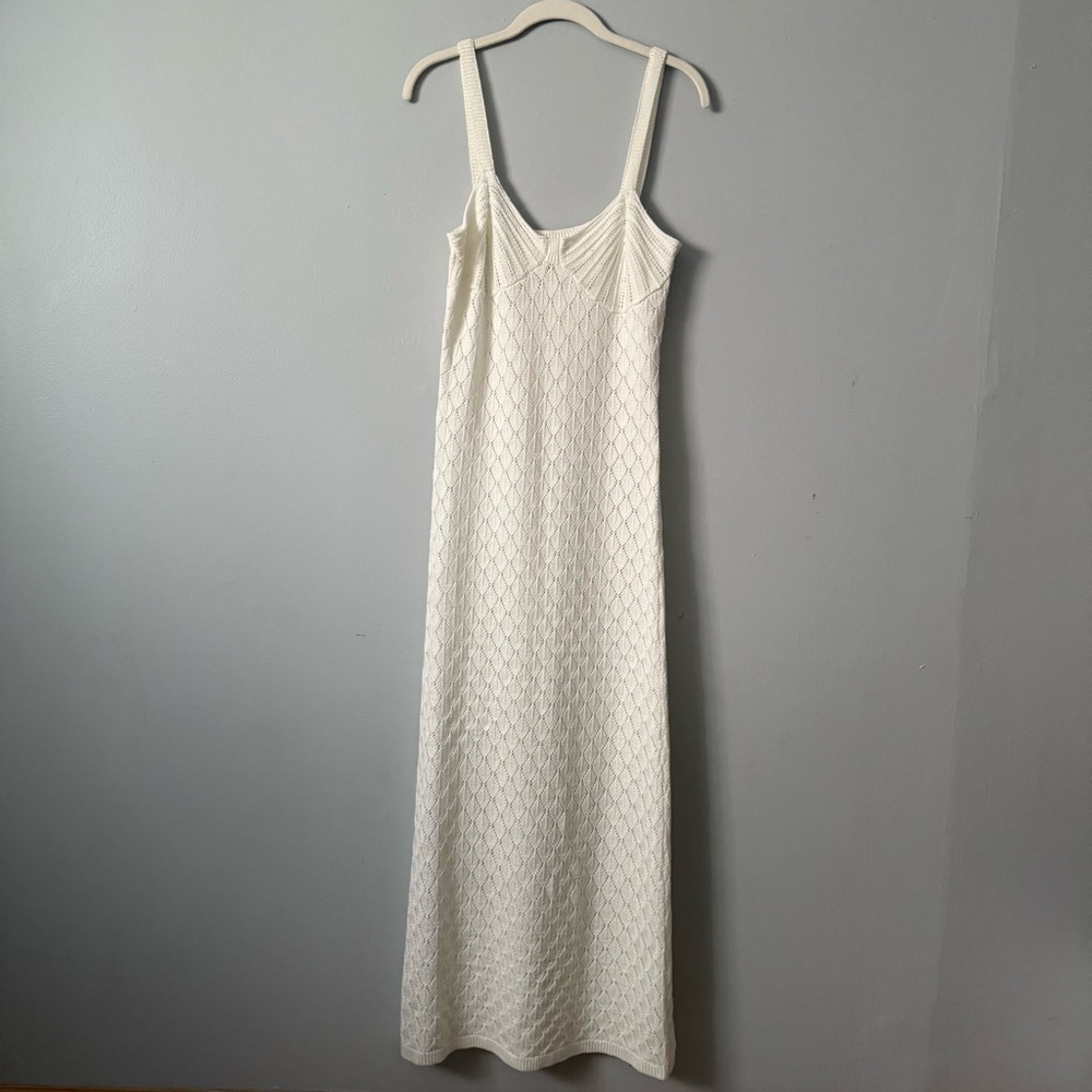 Devon Windsor Atlas Dress in Off-White - Picture 2 of 6